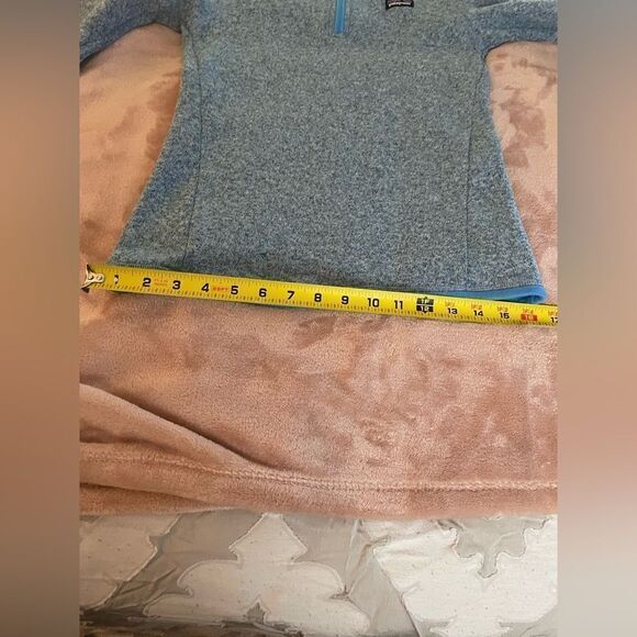 Women’s Blue Patagonia Jacket 1/4 Zip Pullover Size XS - Picture 8 of 12